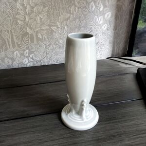 Fiesta gray bud vase